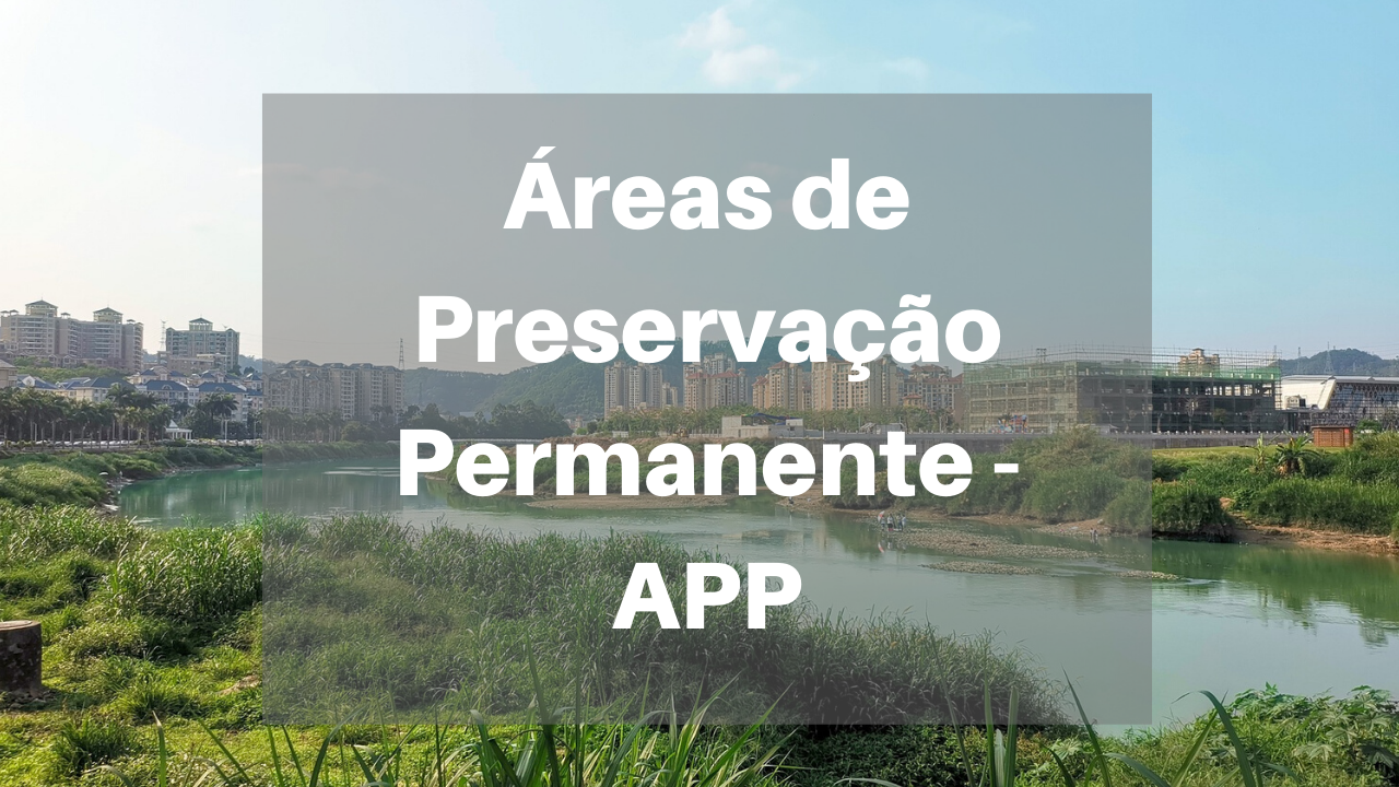 áreas de preservação permanente APP