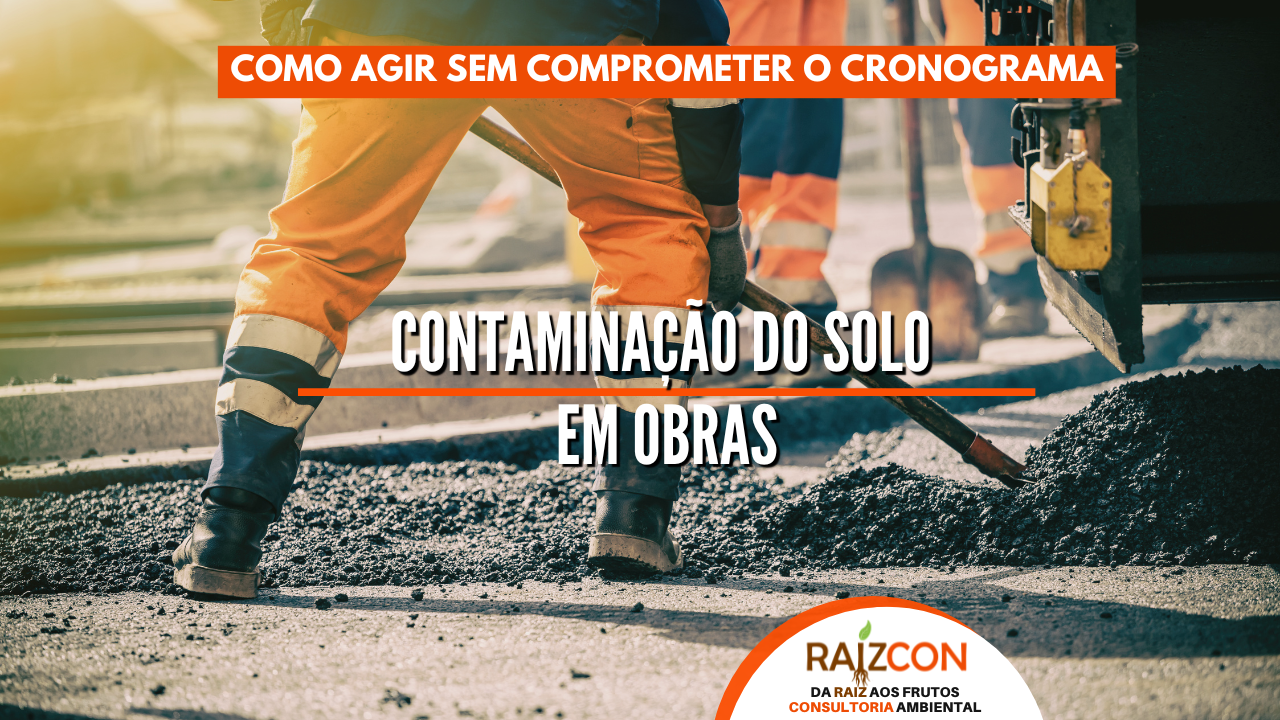 Contaminação do solo em obras